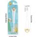 Toddler Toothbrush Toothbrush for Children Kid Whole Mouth Toothbrush with Round Nonslip Handle for Kids 3+ Years Old - Buy Online on GoSupps.com