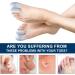 Gel Toe Caps - 4 Pairs of Big Toe Guards for Men & Women | Protect Against Ingrown Toenails Blisters Calluses & Chicken Eyes - Buy Online on GoSupps.com