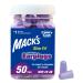 Mack's Slim Fit Soft Foam Earplugs, 50 Pair - Small Ear Plugs for Sleeping, Snoring, Traveling, Concerts, Shooting Sports & Power Tools