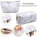 Betroy 2-Piece Marble Cosmetic Bags Set | Waterproof PU Leather Makeup & Pencil Case | Stylish Travel Wash Bag for Women - Buy Online on GoSupps.com