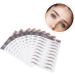 Healeved 9 Sheets Imitation Eco Eyebrow Sticker Eyebrow Blond Tattoos 4 Stick on Transfer Stickers 21.5X14.5cm Brown - Buy Online on GoSupps.com