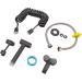 Hand Toilet Sprayer Kit - Brass Bidet Attachment for Home Bathroom | WC Bidet Sprayer with Hose - Gray - Buy Online on GoSupps.com