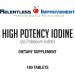 Relentless Improvement Potassium Iodide Tablets - 180 Count - Buy Online on GoSupps.com