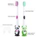 6 Pack Kids Panda Toothbrushes - Extra Soft BPA-Free with Suction Cup Storage - For Boys and Girls Toddler Toothbrush - Age 3 - Buy Online on GoSupps.com