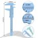 Pasuihcay Eyebrow Measuring Ruler Brow Mapping Ruler Tool Double Scale Ruler for Student Office - Buy Online on GoSupps.com