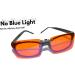 Buy Vyzia Clip-On Blue Light Blocking Glasses | Fits Over Prescription Glasses | Reduces Eye Strain & Induces Sleep | Orange Lenses for Better Sleep - Buy Online on GoSupps.com