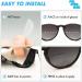StickTite Lenses: Convert Sunglasses to Bifocal Sunglasses - 2.0 Diopter Clear Lens (1 Pair) - Buy Online on GoSupps.com