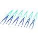 BinaryABC Disposable Plastic Tweezers 12Pcs - Blue and Green - Medical Craft Tweezers - Buy Online on GoSupps.com