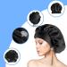 Silk Hair Bonnet for Women - Night Sleep Cap for Black & Curly Hair | Elastic Silk Head Cover - Buy Online on GoSupps.com