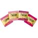 Honey Stinger Organic Energy Chews – Variety Pack With Sticker – 4 Count – 1 of Each – Gummy Energy Source for Any Activity – Cherry Blossom, Pink Lemonade, Pomegranate Passionfruit & Fruit Smoothie