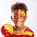 Buy Blue Squid Pro Schminke Red & Yellow Split Face Paint - 30g for Adults & Kids | Perfect for Carnival & SFX Makeup - Buy Online on GoSupps.com