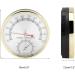 Dioche Sauna Thermometer - Metal Dial Indoor Hygrometer for Sauna Room Accessories | Accurate Humidity & Temperature Measurement - Buy Online on GoSupps.com