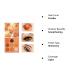 Docolor Gemstone Shadow Palette - 9 Highly Pigmented Colors for Naked, Smokey, and Glitter Makeup Looks | Long Lasting, Waterproof Formula - Orange - Buy Online on GoSupps.com