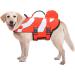 Songway Dog Life Jacket Vest Protection Swimsuit Reflective Stripes Adjustable Swimwear Life Jackets-Pool-Beach-Boating (Clownfish M) Clownfish M - Buy Online on GoSupps.com