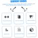 GLEAVI 2pcs Coat for Outdoor Home Hook Multi-Functional Double Punch- Door Hanging 14x9cm Black - Buy Online on GoSupps.com