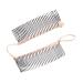 DOITOOL Banana Side Comb Women's Elastic Comb Dense Wrought Iron