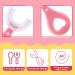 Kids U Shaped Toothbrush 4 Pack - Soft Silicone Head - Age 2-6 - 360 Degree Oral Cleaning - Toddlers & Children - Buy Online on GoSupps.com