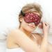 Red Paisley Sleep Mask for Women | Adjustable Eye Shades & Covers | Comfortable Elastic Strap - Buy Online on GoSupps.com