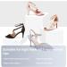 High Heel Tips Replacement Caps - 20 Pairs Shoe Repair Kit for Women | U Shape Heel Inserts | 5 Sizes Available (Black - Buy Online on GoSupps.com