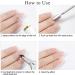 Cuticle Remover Gel: Gentle Softener, Moisturizes, Dissolves Dry Cuticles, Improves Nail Growth - DIY Home Treatment - Buy Online on GoSupps.com
