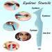 SHANPIN 5 in 1 Silicone Eye Makeup Tool - Reusable Eyeliner Stencils & Winged Eyeliner Aid in Blue - Buy Online on GoSupps.com