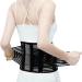 Adjustable Waist Trainer Belt Unisex Lower Back Brace Spine Support Waist Belt Orthopedic Black XL - Buy Online on GoSupps.com