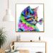 Diamond Painting Kit - Colorful Butterfly Kiss Cat 5D Gem Art Puzzle - 11.8x11.8 inch - DIY Craft Embroidery for Wall Decor - Buy Online on GoSupps.com