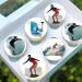 24 x Pre-Cut Surfing 4 Edible Stand up Wafer/Rice Paper Cupcake Cake Toppers Birthday Party Beach Holiday Surfboard Ocean Water Sport Decorations (Surfing 4) - Buy Online on GoSupps.com