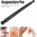 Black Ceramic Acupuncture Pen - Deep Tissue Massager for Athletes | Perfect for Travel | International Shipping - Buy Online on GoSupps.com