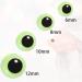UPINS 500PCS Glow in The Dark Self Adhesive Googly Eyes for DIY Crafts - 6mm 8mm 10mm 12mm - Buy Online on GoSupps.com