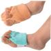 Nursing Accessories Orange Toe Separation Pad | 10x10cm Feet Protection Pad - Buy Online on GoSupps.com
