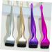 HONMEET Plastic Artificial Fiber Foundation Makeup Brush with Spoon Makeup Brush for Foundation Portable Makeup Brush Portable Foundation Liquid Brush 16.20X3.50X1.20CM Golden - Buy Online on GoSupps.com