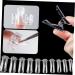 POPETPOP 1 Set nail extension set Fake Nails fake nail tips picker nail extension forms nail molds manicure DIY nail art tool fake acrylic nails nail kits pedicure brush plastic crystal 17.8x1.2cm As Shown - Buy Online on GoSupps.com