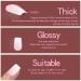 24 Pcs Pink Press-On Nails - Short Bling Glam Square with Diamond & Glitter Rhinestones | Glossy Fake Nails for Women & Girls - Buy Online on GoSupps.com