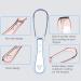 Buy Mllkcao Double-Sided Tongue Cleaner | Reusable Fresh Breath Tool for Adults & Children | Effective Bad Breath Prevention | Uniform Size A - Transparent - Buy Online on GoSupps.com