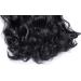 Buy Raven Black Silk-Co Wavy Hair Extensions with Rubber Band - 40cm Invisible Line Synthetic Hair for Women - Buy Online on GoSupps.com