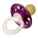 Cherry pacifier cherry round natural shape size 1 (0-6 months) pink-purple - assorted colors