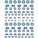 DIY Nail Decal Self-adhesive Design Easy to Apply Eye Evil Nail Art Sticker Lucky Blue Colorful 3D Nail Decals Evil Eye Nail Sticker(WG840) - Buy Online on GoSupps.com