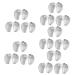 FRCOLOR 15 Pairs Forefoot Slipper Pad Shoe Filler Clear Heel Toe Protectors for Sandals Shoes Grip Pads Anti-Slip Insoles Skin-Friendly Foot Pads High Heel Sandals Gel Sandal Pad Pinch