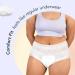 Rael Organic Cotton Cover Overnight Underwear - Panty Style | Unscented Disposable Period & Postpartum Underwear | Teen & Maximum Coverage (Size S-M, 10 Count) - Buy Online on GoSupps.com