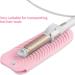 Haopeuk 2X Pink Hair Straightener Holder Heat Resistant Mat Holder for Flat Curling Iron Hot Hair Tools - Buy Online on GoSupps.com