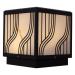 Courtyard Light Solar LED Pillar Light Classic Square Column Head Lamp IP65 Waterproof Outdoor Column Lamp Garden Grass Pillar Lantern for Courtyard Villa Decoration Landscape Lamp