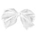 Minkissy Big Bow Hair Barrette Lace Bowknot Hair Clips Ribbon Bow Clips Decorative Hair Accessories for Women Girls Teens (White)