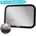 Shatterproof Adjustable Baby Car Mirror for Back Seat - Safest Newborn Essentials for Rear Facing Infants, Kids and Pets | Pack of 1 - Buy Online on GoSupps.com