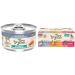 Beyond Wet Cat Food Trout & Catfish Pate - 85 g Can (12 Pack) & Grain Free Natural Wet Cat Food Pate Variety Pack 3 Flavours - 85 g Can (12 Pack) Pate + Cat Food 12-85g Cans