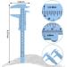 tibiu 5 PCS Eyebrow Measuring Ruler Brow Mapping Ruler Measuring Tool Double Scale Ruler for Student Office - Buy Online on GoSupps.com