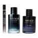 INSPIRE SCENTS Savage for Men - 3.4 Oz Men's Extrait De Parfum Spray + Savage Cologne for Men + Savage Travel Spray 35ml Warm Masculine Scent for Daily Use Men's Casual Cologne 3.4oz Fluid Ounce/100ml each (Pack of 3)
