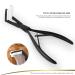 EHDIS Hair Extensions Tools Kit - Tape in Hair Extensions Pliers + Double-Sided Tape + Lace Front Wig Adhesive Tape Roll - Black Plier Included - Buy Online on GoSupps.com