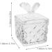 Healeved Glass Dappen Monomer Dish Square Crystal Acrylic Nail Cup with Butterfly Lid Acrylic Liquid Powder Dappen Bowl Dish Nail Manicure Tool - Buy Online on GoSupps.com