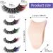 10pairs False Eyelashes Color Russian Strip Extension False Eyelash Set 3d Effect Thick Thin And Fluffy Used For Daily Party Wedding - Buy Online on GoSupps.com